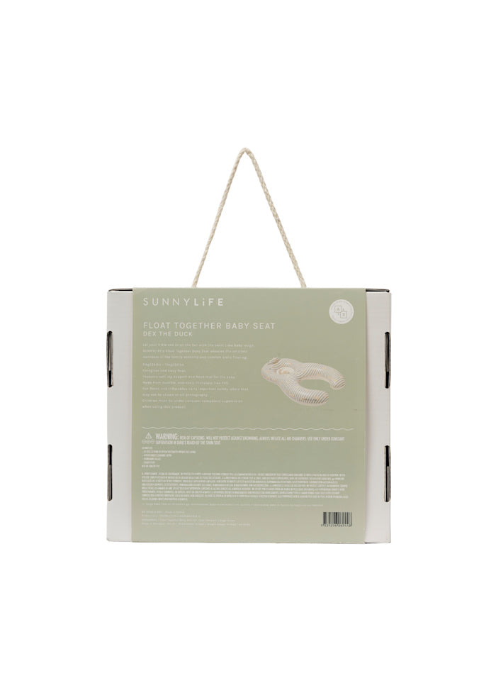 Float Together Baby Seat EU Duck Sage Stripe