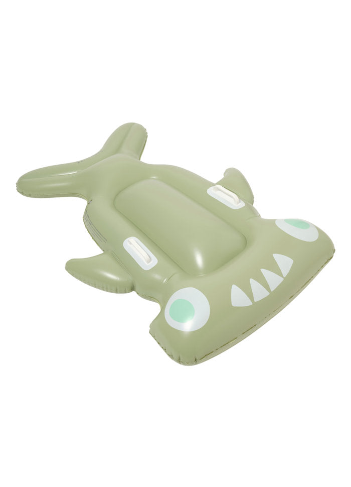Kids Lie-On Float Salty the Shark Khaki