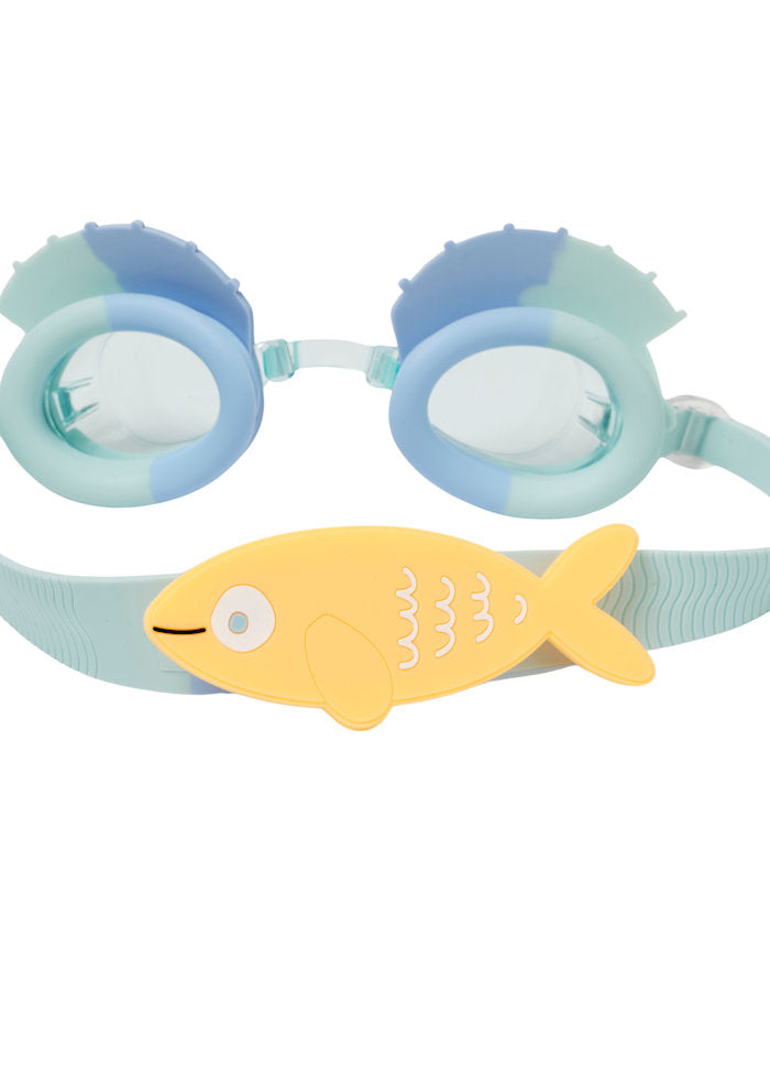 Simglaslögon Finn the Fish Aqua Blue
