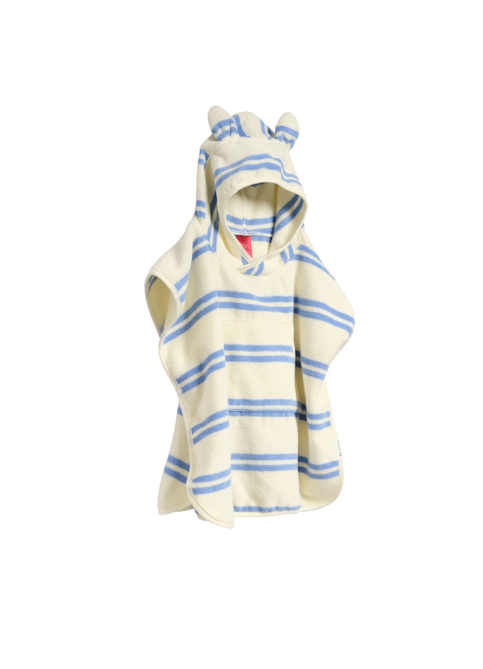 Badponcho för barn Sid the Seagull Blue Stripe
