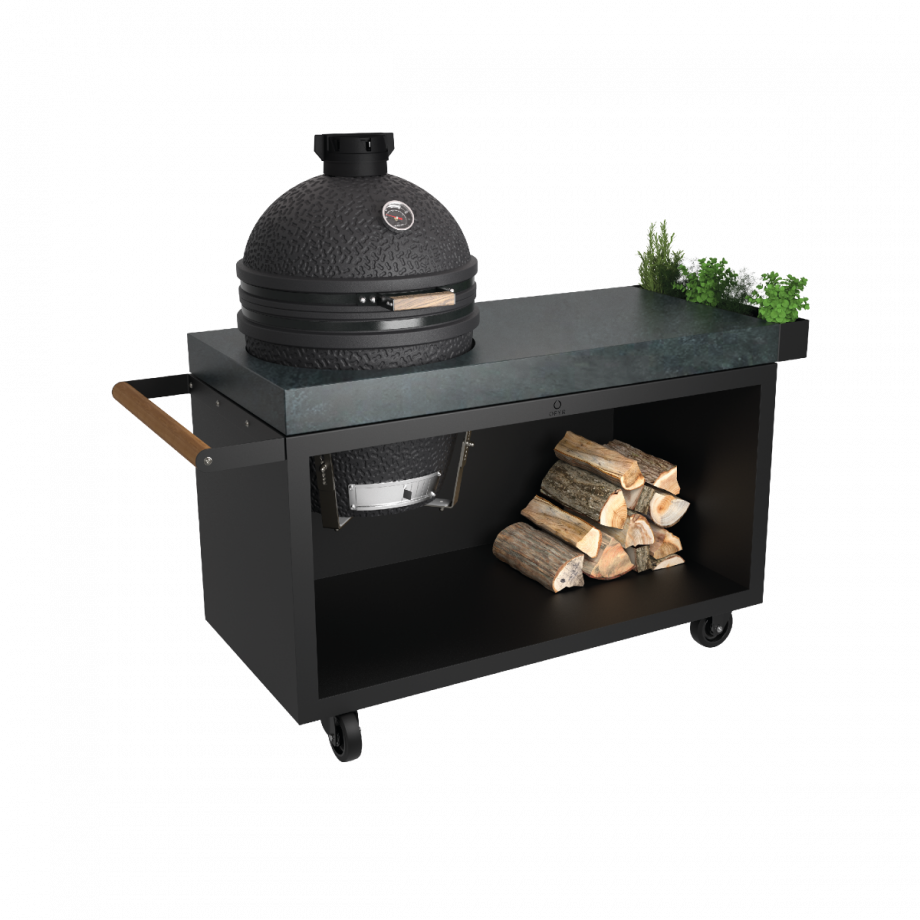 OFYR Kamado Table Black 135 PRO Concrete The Bastard