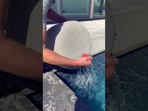 STAY Compact Bord & 4 Pallar, Stone/Vit aluminium